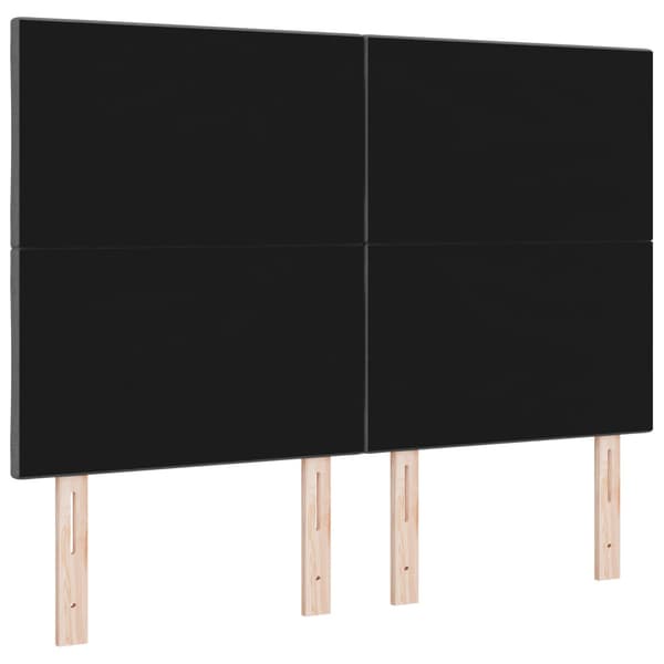 Huvudgavel Mörkgrå 144 cm tyg