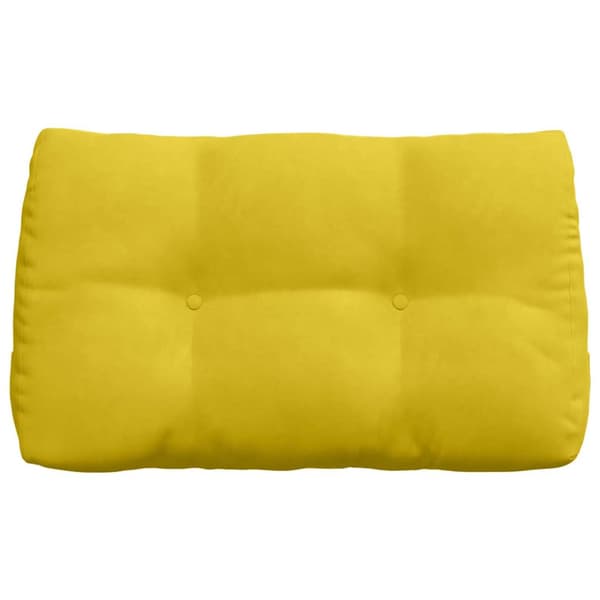 Ryggkudde Gul 80 x 24 x 50 cm Sammet