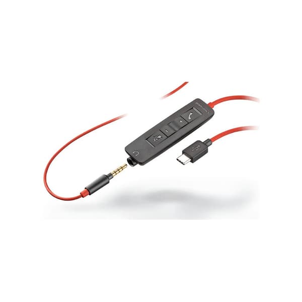 HP Poly Blackwire 3225 - headset - 3,5 mm kontakt, USB-C