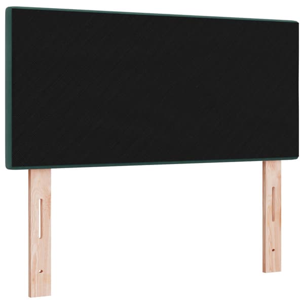 Huvudgavel Mörkgrön 90 cm Sammet