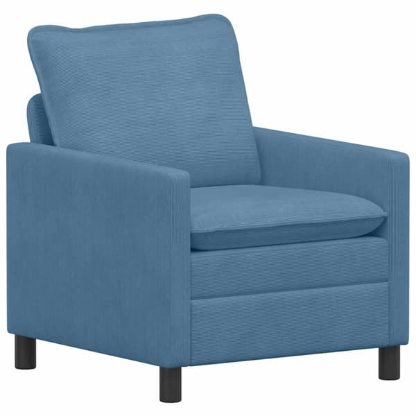 Soffa Blå 76 x 81 x 87,5 cm Tyg