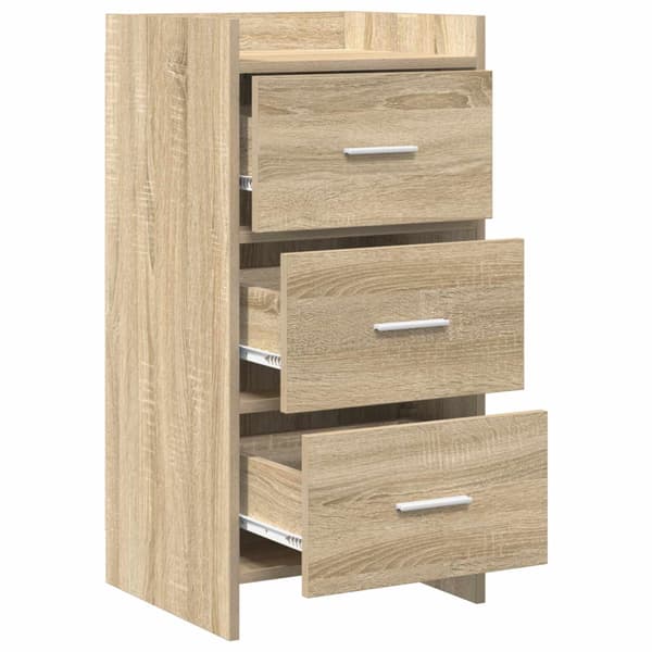 Sideboard Sonoma-ek 40 x 36 x 80 cm Konstruerat trä