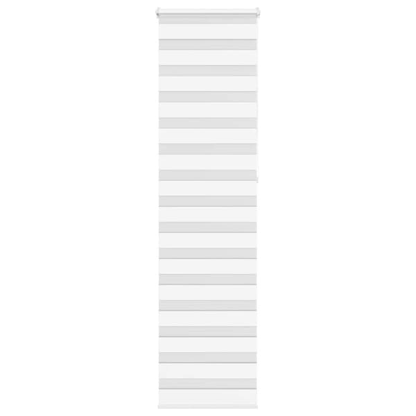 Rullgardin zebra vit 55x230 cm tyg bredd 50,9 cm polyester