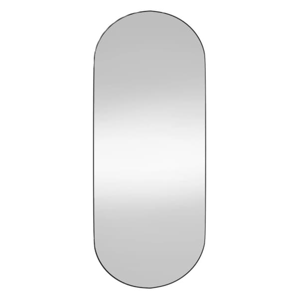 Väggspegel 35x80 cm glas oval