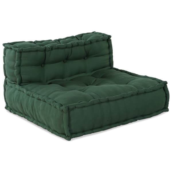 Modulsofa enhet 4 pcs Grön Tyg