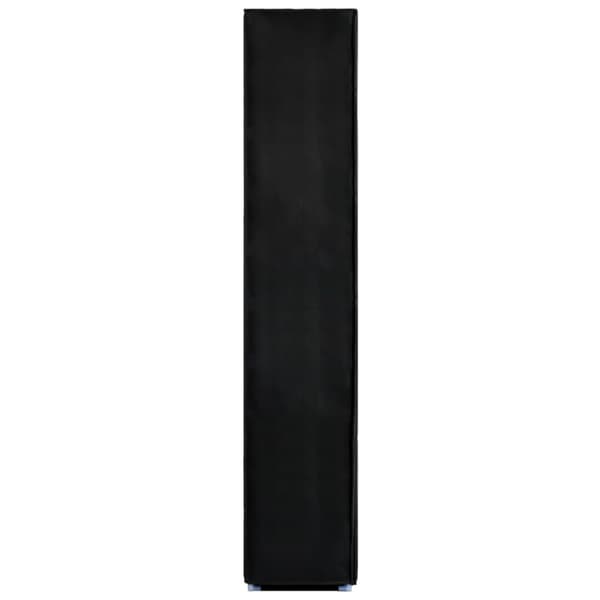 Skoförvaring 60x30x166 cm svart tyg