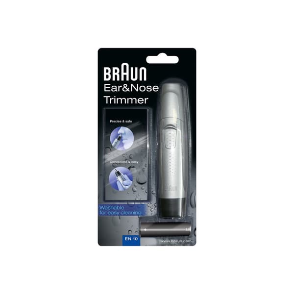 Braun Exact EN 10 - trimmer - silver/svart