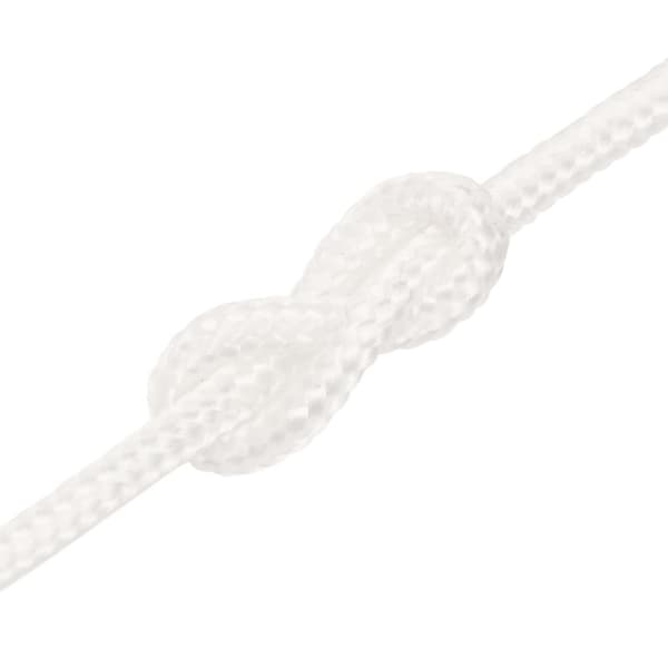Båtlina helvit 4 mm 25 m polypropylen