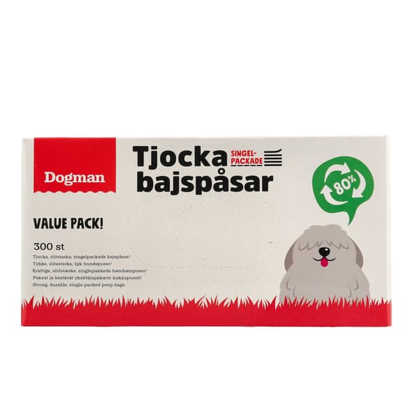Bajspåsar Tjocka Value Pack 300p Svart