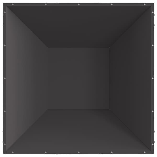 Eldstad Svart 80 x 80 x 40 cm Stål