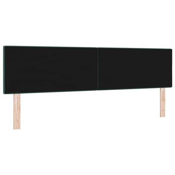 Huvudgavel Mörkgrön 180 cm Sammet
