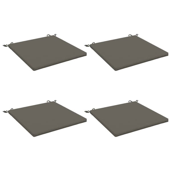 4-delade Sittdynor SOEST 4 st 100% Polyester Grå 80 x 80 x 3 cm