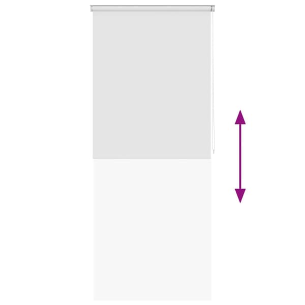 Rullgardin för dusch 80x240 cm vit