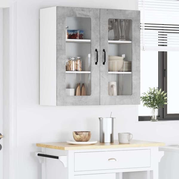 Diskmaskin panel med lagring Kalmar Betonggrå 80 x 31 x 80 cm