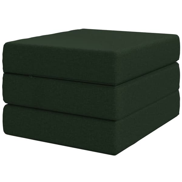 Fällbar Soffbed 75 x 63 x 45 cm Mörkgrön