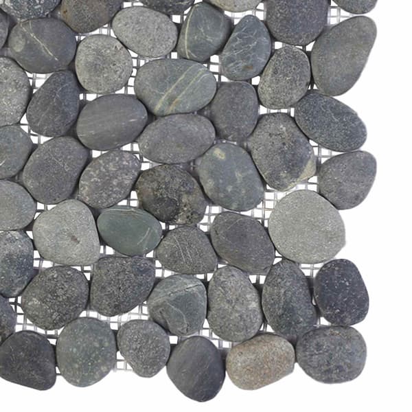 Pebble Tiles Grå 30 x 30 cm Flodsten