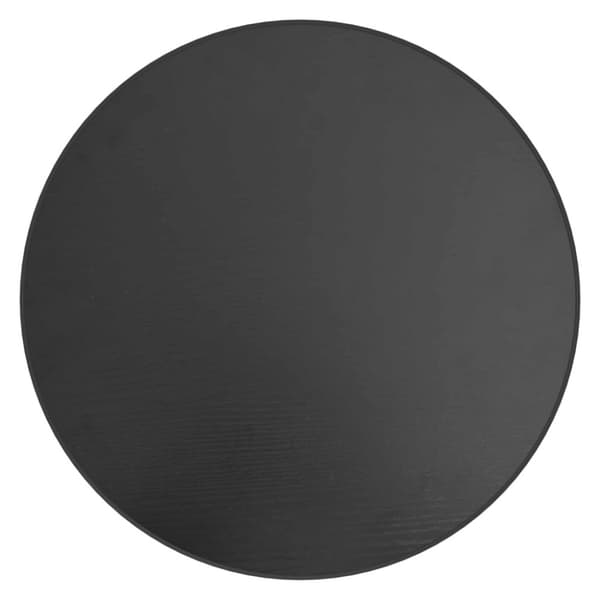 Tebord svart Ø35 cm MDF
