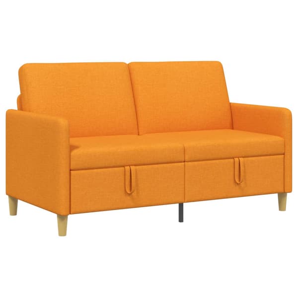 Soffa med förvaring Mörkgul 152 x 78 x 87 cm Polyester