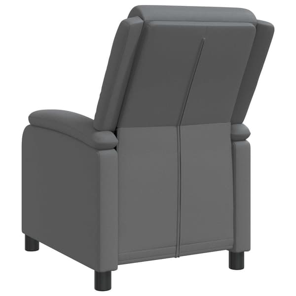 Recliner Grå Konstläder