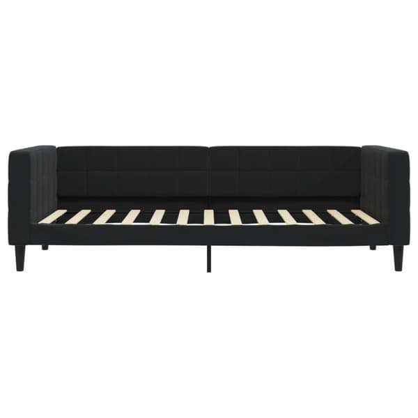 Dagbädd svart 100x200 cm sammet