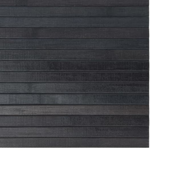 Matta rektangulär grå 60x500 cm bambu