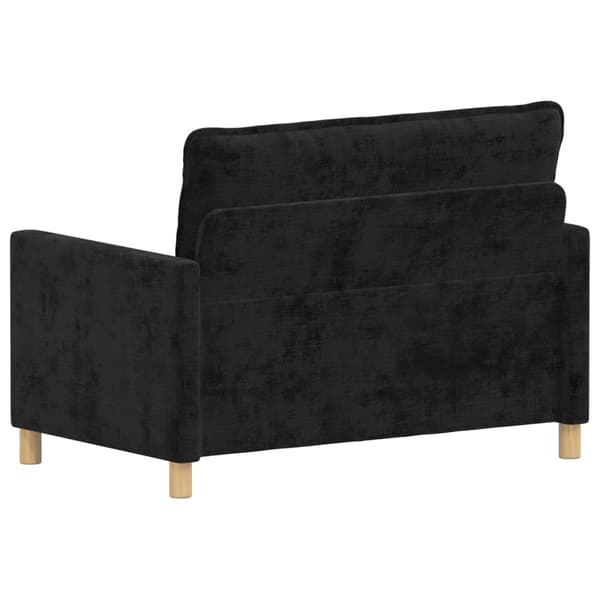 Soffa Svart 126 x 81 x 87,5 cm Polyester