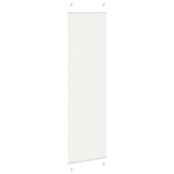 Plisserad persienn vit 60x200cm tyg bredd 59,4cm polyester