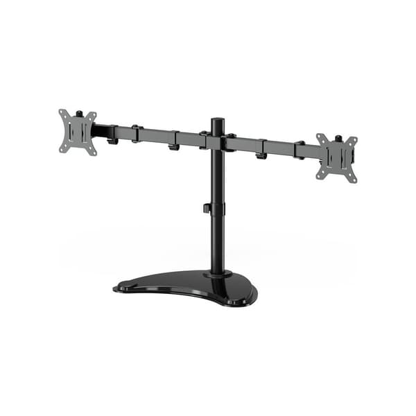 Gembird ställ - för 2 LCD-bildskärmar - svart