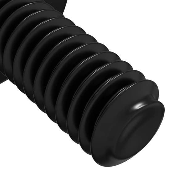 Hylsskruvar 2 pcs Svart M4 x 10 mm Stål