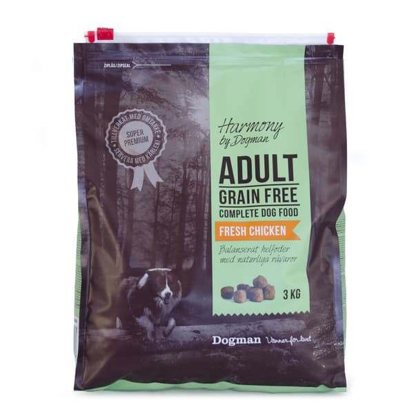 Adult spannmålsfritt hundfoder 3kg
