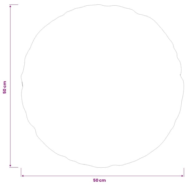 Kuddöverdrag 6 st HEERLEN Rosa Ø 50 cm Tyg