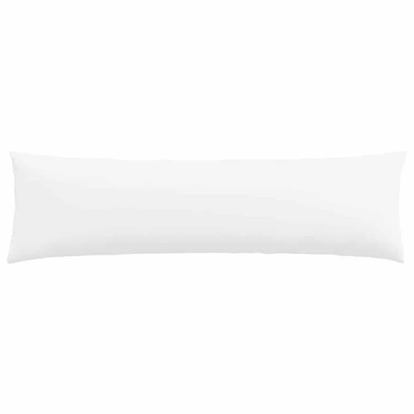 Sofakuddar 2 pcs Vit 145 x 40 cm tyg