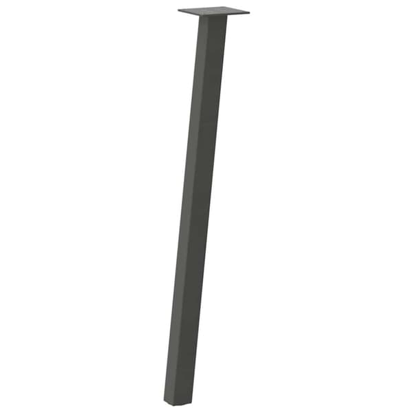 Konsolbordsben 4 st antracit 72 cm stål