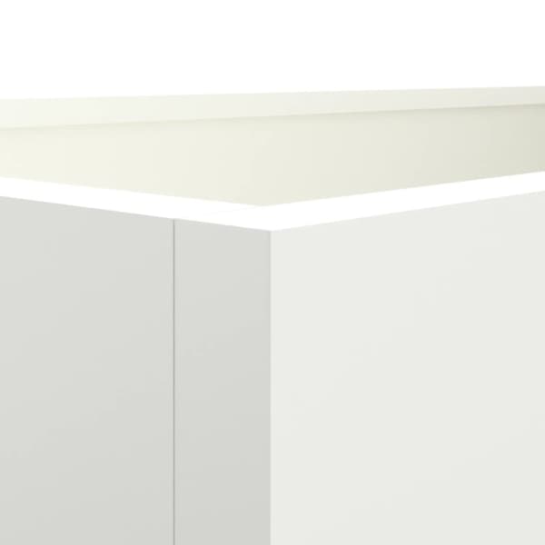 Odlingslåda vit 62x40x39 cm stål