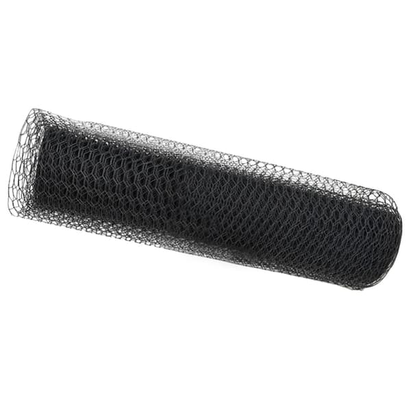 Hexagonstängsel Grå 0,8 x 50 m PVC