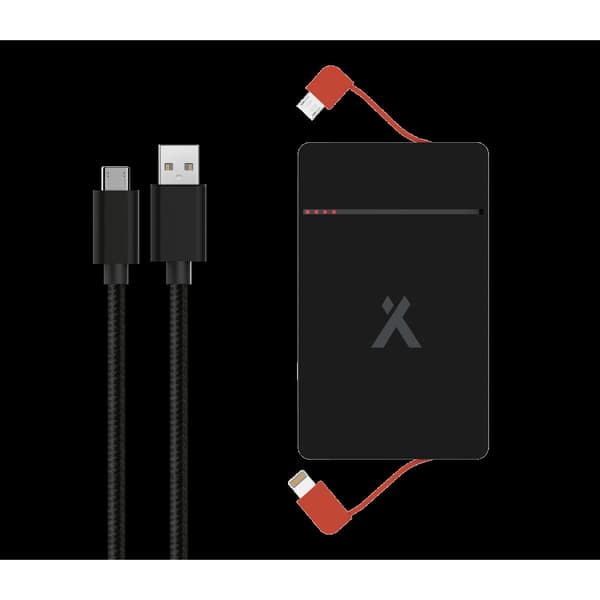 Bear Grylls 3000mAh Power Bank with Built-in Lightning & Micro USB Cable