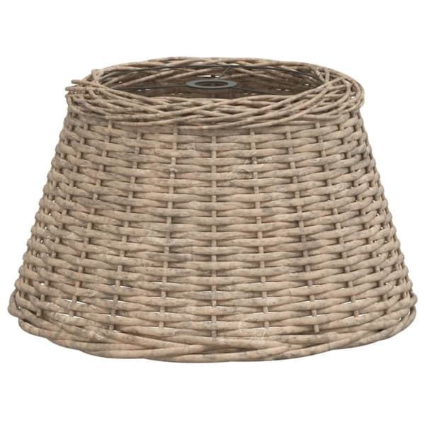 Lampskärm brun Ø50x30 cm korgmaterial