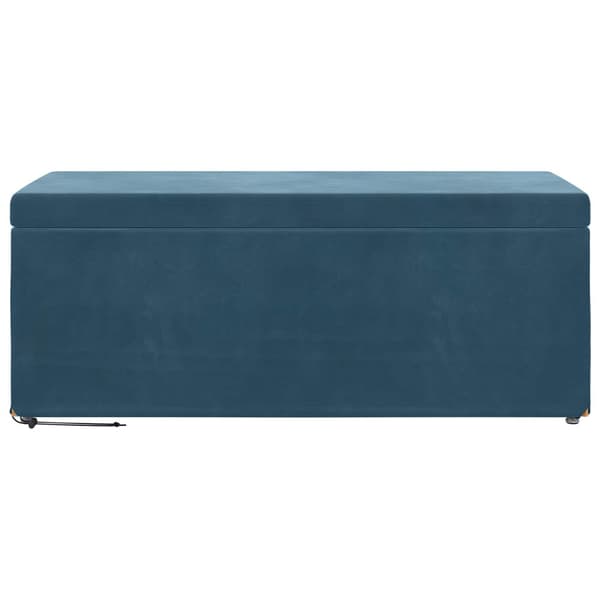 Pall Blå 101 x 41 x 40 cm Sammet och konstruerat trä