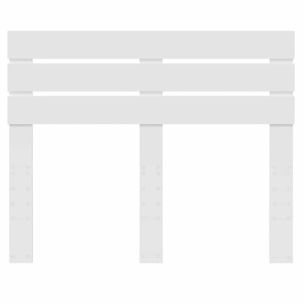 Huvudgavel Vit 100 cm Konstruerat trä