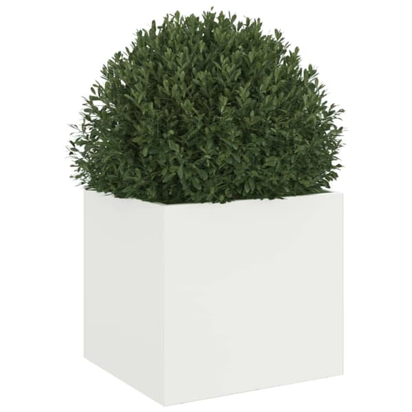 Odlingslåda vit 32x30x29 cm stål