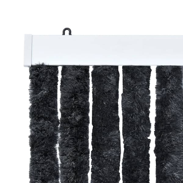 Insektsgardin antracit 100x200 cm chenille