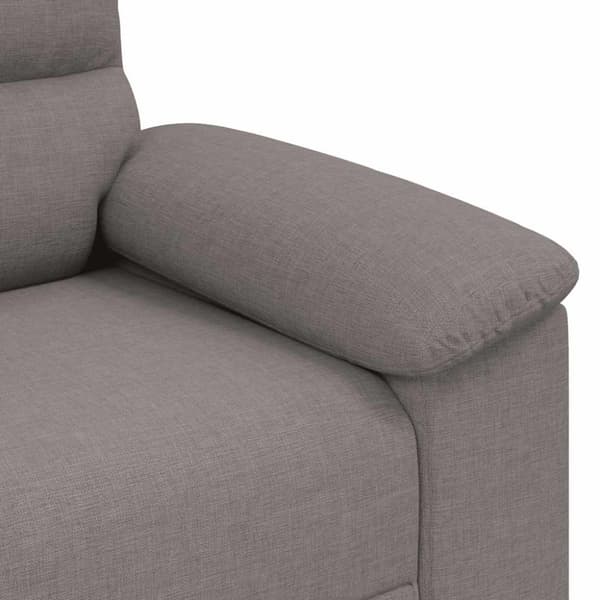 2-sitssoffa taupe 180x81x84 cm tyg