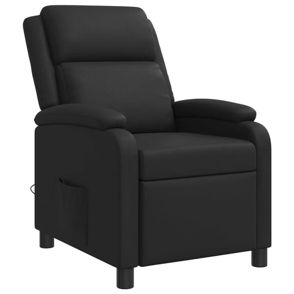 Massagefåtölj Svart Konstläder