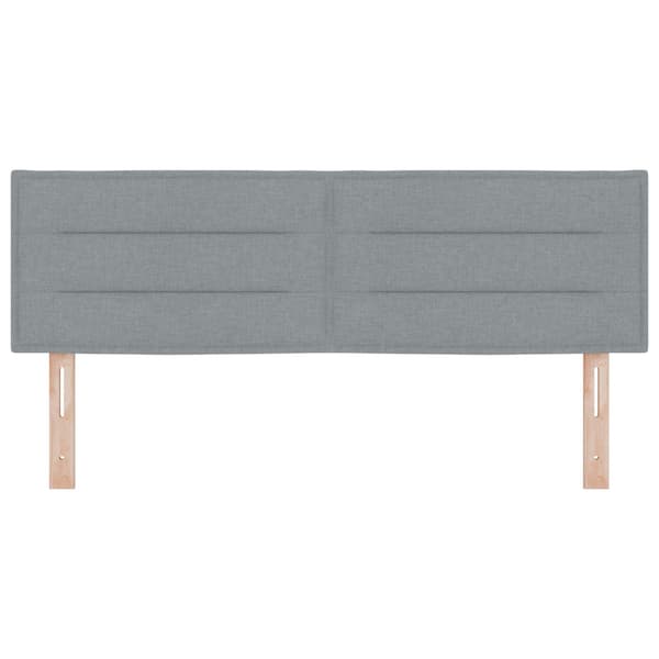 Huvudgavel Ljusgrå 160 cm tyg