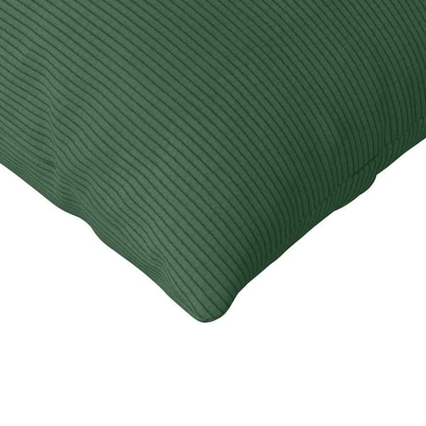 Sofakuddar 2 pcs Mörkgrön 145 x 40 cm Kordread tyg