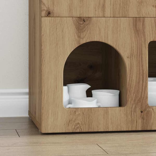Sideboard Artisan Ek 80,5 x 35 x 59 cm Konstruerat trä