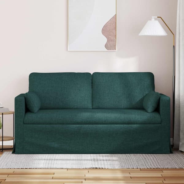 Soffa Mörkgrön 158 x 78 x 80 cm tyg