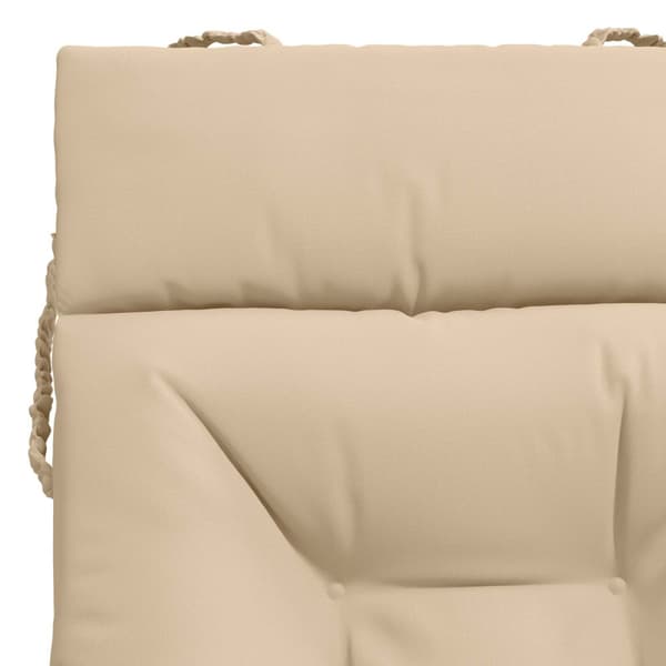 Solstol Kudde VIANEN 100% Polyester Gräddvit 200 x 80 x 8 cm