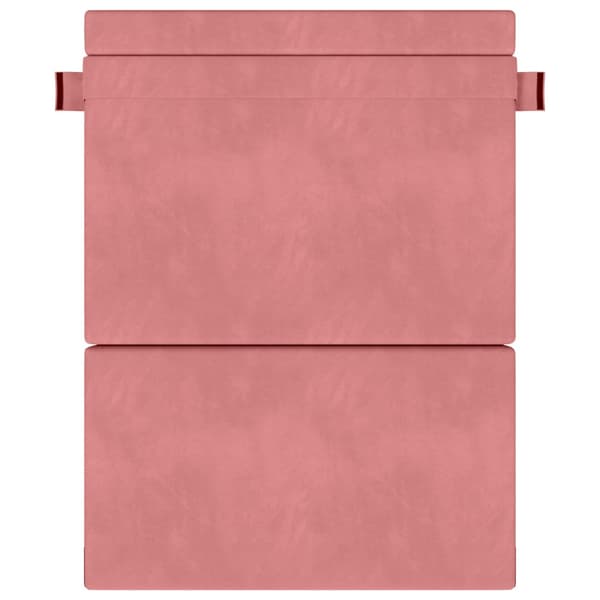Fällsoffa säng Rosa 203 x 152 x 15 cm Sammet