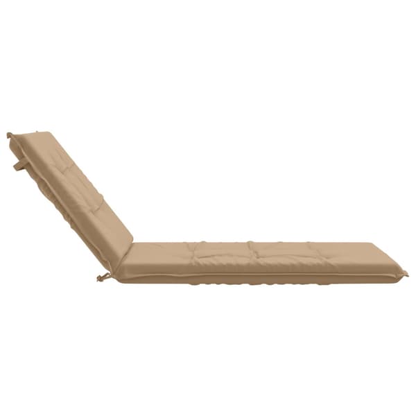 Solstol Kudde GEMERT 100% Polyester Sand 190 x 70 x 9 cm